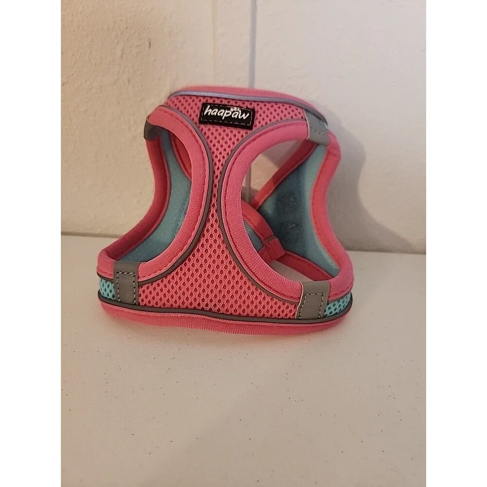 HIP DOGGIE Brand Size XS Ultra Comfort Mesh Harness Vest -Pink- Soft Comfortable
